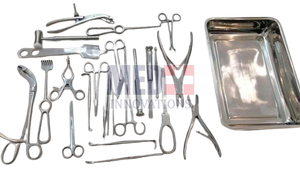 ชุดเครื่องมือผ่าตัดแบบแมนนวลพร้อมกล่องเก็บของ50ชิ้นเครื่องมือสำหรับการผ่าตัดคลอด - Product Image 6