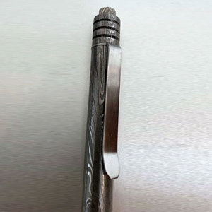 Bolígrafo exclusivo de acero de Damasco, instrumento de escritura ejecutivo para oficina, ideal para regalo corporativo y promoción. Bolígrafo de escritura de acero de Damasco. - Product Image 2