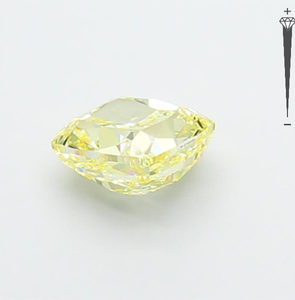 Diamante Cultivado en Laboratorio con Certificación IGI, Corte Cuadrado Cojín de 1.51 CT, Color Amarillo Fantasía, Claridad VS1, CVD LG 795645250 ROYAL GEMS para Joyería - Product Image 3