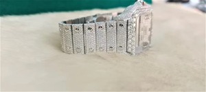 Moissanite Iced Out Luxury Diamond Quartz <b>Watch</b> Automatic VVS Bust Down <b>Wrist</b> <b>Watch</b> Hip Hop <b>Men's</b> Diamond <b>Watch</b> - Product Image 3