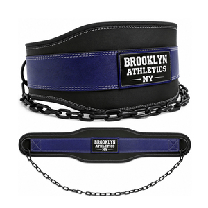 Unisex Brown Cowhide Leather Heavy Duty Lightweight Dipping <b>Belt</b> Buckle <b>Chain</b>-Professional Protection Non-Slip Strength Training - Product Image 6