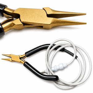 Vente en gros de pinces à bec effilé en acier inoxydable, antistatiques, de précision pour bijoux, meilleure qualité, prix d'usine, personnalisables - Product Image 1