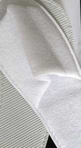 Pantoufles jetables blanches bon marché, vente en gros, quantité minimale de commande, pantoufles de voyage/pantoufles d'hôtel jetables blanches personnalisées - Product Image 6