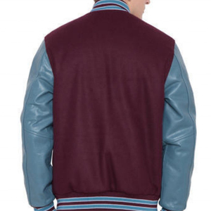 Chaqueta Varsity de Invierno para Hombre, Color Sólido, Alta Calidad, Informal, Teñido Liso, Precio al por Mayor - Product Image 2