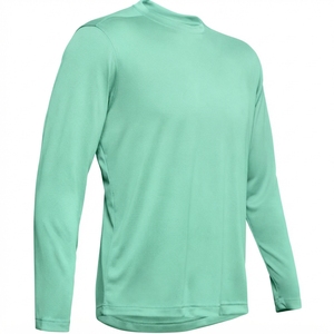 OEM ODM Fashion <b>Men's</b> Long Sleeve T-Shirt Blank Fleece Fabric Regular Fit Breathable Premium Quality 100% Cotton Wholesale - Product Image 1