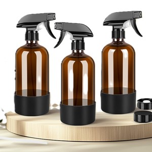 Funda protectora de goma resistente para botellas de agua de vidrio y termos, con base antideslizante y funda de silicona extraíble. - Product Image 1