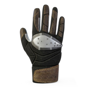 Gants de football américain tendance en cuir pour l'extérieur, avec paume antidérapante, fermeture auto-agrippante, unisexe, toutes saisons, respirants - Product Image 2