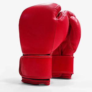Hot Sale Factory Price Professional Leather Boxing Gloves Custom Logo PU Eco-Friendly Training Gloves with Hand <b>Wrap</b> for Men - Product Image 2