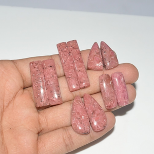 Magnifique pierre précieuse de rhodonite rose |   Finition naturelle lisse |   Taille 15-25 mm 100 grammes |   Fournitures pour la création de bijoux de créateurs - Product Image 3