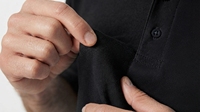 Chemise pour homme de haute qualité, logo personnalisé, manches courtes, coton tricoté, anti-rides, formelle