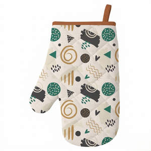 Gants de cuisine en coton de qualité supérieure, maniques de four résistantes à la chaleur pour la cuisine, rembourrage épais, confortables et durables - Product Image 2