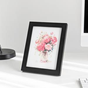 Cadre photo décoratif en bois fait main et écologique pour table, idéal pour les couples, les familles et les anniversaires de mariage - Product Image 2