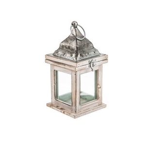 Portavelas Decorativo de Madera y Vidrio Hecho a Mano con Asa de Cuerda para Decoración de Bodas y Jardines - Product Image 4