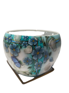 Soporte Doble para Macetas con Marco Metálico, Decorativo, para Interiores y Exteriores, Moderno, para Mesa, para el Hogar - Product Image 2