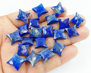 ลูกปัดพลอยลาพิส ลาซูลี รูปดาวนินจา สำหรับทำเครื่องประดับ ขายส่ง - Product Image 6