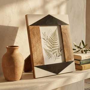 ZONE ARTISANAUTE HCZ-78 Cadre photo en résine léger imprimé offset, pour table, 5 x 7 pouces, vertical, décoratif, pour salon - Product Image 2