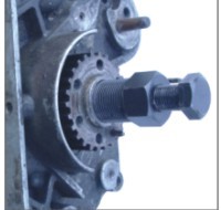 Herramienta de extracción de polea de cigüeñal FORD R2-Acero al carbono medio Negro Marca OEM/ODM - Product Image 2