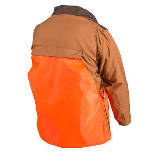 Durable Upland Hunting <b>Jacket</b> High Visibility Blaze Orange Canvas Shooting Coat Heavy Duty Outdoor Field Sportswear For Men - Product Image 2