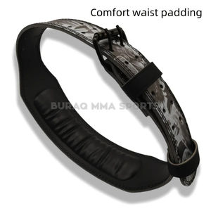 Cinturón de Levantamiento de Pesas para Entrenamiento en Gimnasio, Cinturón de Soporte de Fuerza con Logotipo Personalizado, Tamaño y Color por BURAQ MMA SPORTS - Product Image 6