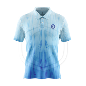 Personaliza tu propia marca: Camisetas deportivas para hombre, ajustadas, con estampado completo, lisas, de alta elasticidad, de secado rápido, para tenis, bádminton y golf. - Product Image 1