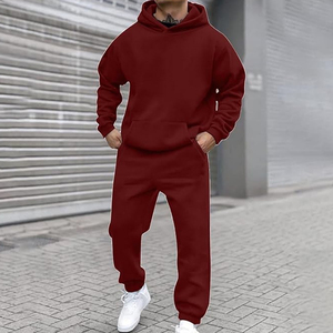Ensemble de survêtement streetwear 2 pièces, sweat à capuche épais à manches longues et pantalon de jogging, survêtement en molleton français de haute qualité - Product Image 6