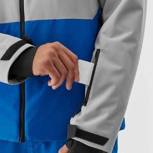 Chaqueta de Esquí Impermeable Personalizada para Hombre, Chaqueta de Montaña Transpirable y Cortavientos con Capucha, Chaqueta Deportiva de Snowboard con Bloques de Color - Product Image 4