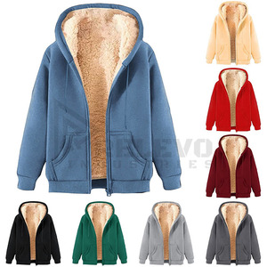 Sweat-shirt unisexe à capuche zippé de haute qualité, doublé polaire, coupe classique, doux et respirant, idéal pour l'hiver - Product Image 3