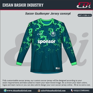 OEM 2025 Chất lượng cao sang trọng thủ môn bóng đá Jerseys tùy chỉnh thêu Hot thiết kế mới bay Hi chỉ chơi Logo trực tiếp nhà máy - Product Image 3