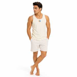 El estilo clásico brinda suavidad y comodidad, y las costuras impecables a la camiseta sin mangas para hombre, con una ligereza ideal para viajes a la playa. - Product Image 6