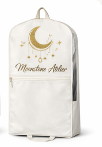Bolsa para Trajes y Faldas Personalizada de Lona 100% Algodón con Bolsillos, Asa de Cinta y Cierre de Cremallera para Colgar en Armario - Product Image 2