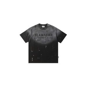 Haunted House Baby Tee 230gsm algodón pesado de gran tamaño corte láser autoadhesivo impermeable Halloween Streetwear estilo - Product Image 6