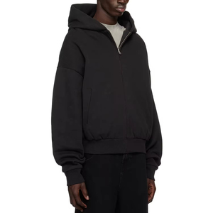 Sweat à capuche vintage OEM de haute qualité, 500 g/m², épais, brodé sur mesure, écologique, 100 % coton, délavé à l'acide, coupe oversize - Product Image 2