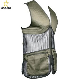 Gilet de tir unisexe entièrement en mesh - Gilet de compétition respirant et léger avec poches pour cartouches et coupe confortable - Product Image 2