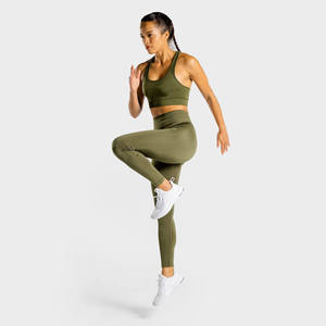 Leggings Deportivos de Yoga para Mujer, de Cintura Alta, Secado Rápido, de Nailon, para Gimnasio, Color Sólido, Tejido de Punto, Hechos en Pakistán, OEM - Product Image 4
