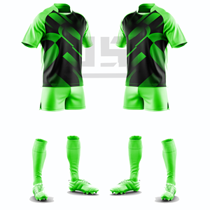 ชุดแข่งรักบี้ JAMEZ SPORTS แบบสั่งทำพิเศษ ปักลาย 3 มิติ เสื้อเจอร์ซีย์แบบซับลิเมชั่น กางเกงขาสั้น โพลีเอสเตอร์ 100% น้ำหนักเบา ทนทาน ระบายอากาศได้ดี รุ่น V - Product Image 4