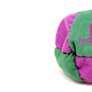 <b>Hacky</b> <b>Sacks</b> Synthetic Suede Footbags 2.5 Inches Toy Customized Design & Logo - Product Image 2