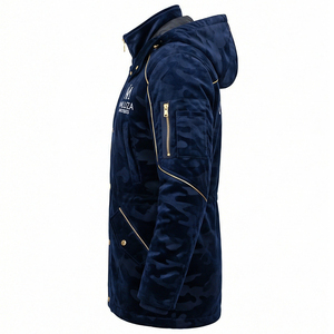 Veste de streetwear à capuche camouflage pour homme, multi-poches, mode outdoor, vêtements MALUZA INDUSTRIES - Product Image 4