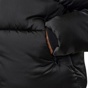 Black <b>Cropped</b> <b>Jacket</b> Women Hooded <b>Puffer</b> Coat Lightweight Insulated Winter Outerwear Warm Casual Fashion Layer Wear - Product Image 3