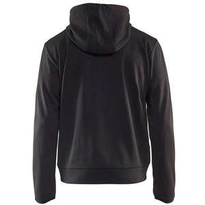 Chaqueta con cremallera de peso pesado estilo vintage personalizada, con estampado DTG, cremallera, felpa francesa, lavado ácido y efecto desgastado. - Product Image 2