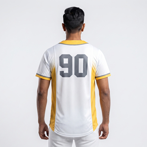 Premium Sublimation Baseball Jersey Men’s Outdoor Sportswear Baseball Jerseys <b>Down</b> button men's baseball - Product Image 2