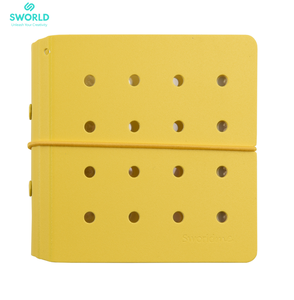 Sworld Wholesale Factory BC4223 DIY Loose Leaf Card Book 20 Pockets Steel Binder with Charm Decoration - Product Image 4