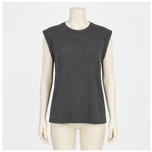 Camiseta clásica de algodón con cuello redondo y manga corta para mujer - Product Image 5