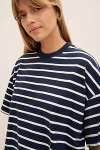 T-shirts amples d'été pour femmes, 100% coton, respirants, doux, de haute qualité, décontractés, avec logo personnalisé, vente en gros, style streetwear - Product Image 4