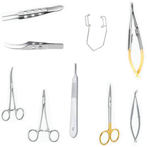 Instrumentos Quirúrgicos Oftálmicos CTI Premium con Certificación CE, Juego de 9 Piezas, Garantía de 5 Años, Clase II para Hospitales y Clínicas Veterinarias - Product Image 3