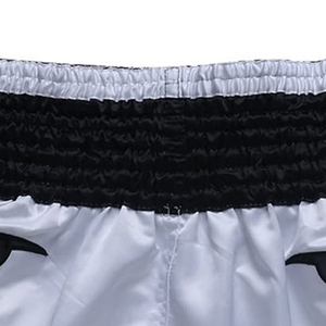 Pantalones Cortos de Muay Thai, Kick Boxing y MMA, Hechos a Medida, Duraderos, Impresos por Sublimación 100% Poliéster, para Hombres y Mujeres - Product Image 3
