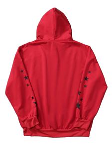 Sudadera con capucha térmica para hombre, con cremallera, bolsillo canguro, material de forro polar, para invierno, teñido liso, personalizable, de secado rápido - Product Image 2