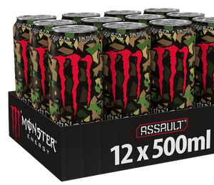 Monster Assault 0.5L Energy Drink Can Powerful Energy Booster Beverage Original Taste Wholesale Supply Ready Stock Fast Shipping - Product Image 1
