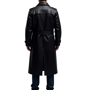 Top Best Quality <b>Men</b> Leather <b>Coat</b> Premium Genuine Leather Jacket Unique Color Custom Branding Wholesale Supplier - Product Image 4