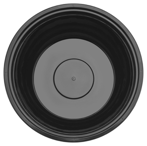 Boîte à lunch jetable sans BPA en PP avec couvercle noir, récipient micro-ondable, pour restaurant, plats à emporter, bol à nouilles 42 oz, lot de 120 Tiya - Product Image 3