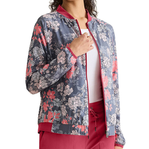 Chaquetas Médicas para Mujer, Transpirables, con Spandex, Uniformes de Enfermería, Ropa de Trabajo para Clínica Dental, Chaquetas Médicas Estampadas para Mujer - Product Image 1